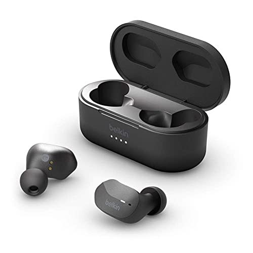 Belkin SoundForm True Wireless Earbuds (Bluetooth Headphones w/Noise Isolation, Touch Controls)…