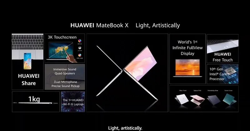 Huawei MateBook X 與 Huawei MateBook 14 AMD Ryzen 版發表，筆電陣容再添生力軍