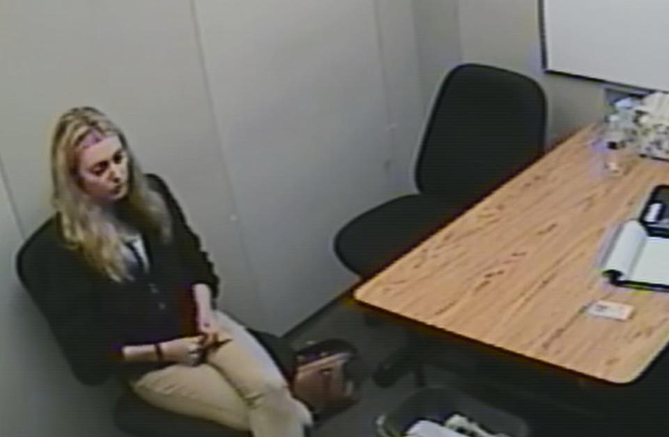 Footage of the police interview with Andrea Roberts, as seen in Netflix's "American Nightmare."