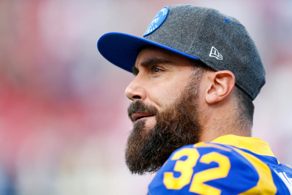 Eric Weddle is calling it quits after 13 NFL seasons. (Jordon Kelly/Icon Sportswire via Getty Images)