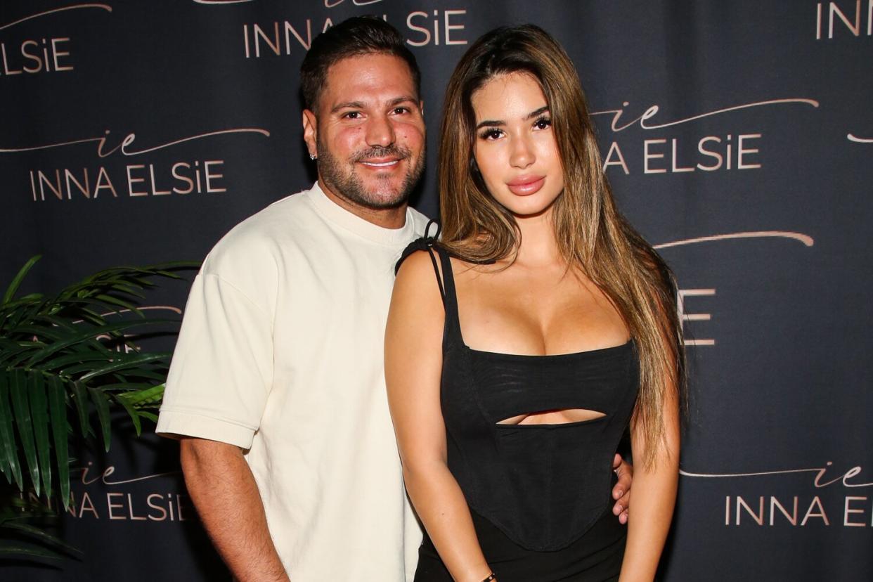 Ronnie Ortiz-Magro (L) and Fiancé Saffire Matos