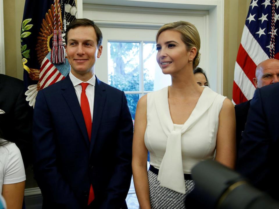 Jared Kushner and Ivanka Trump