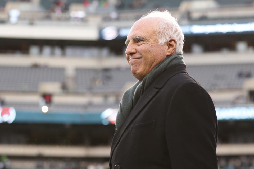 Philadelphia Eagles owner Jeffrey Lurie is producing a film called "The Rise of Hitler." (Photo by Mitchell Leff/Getty Images)