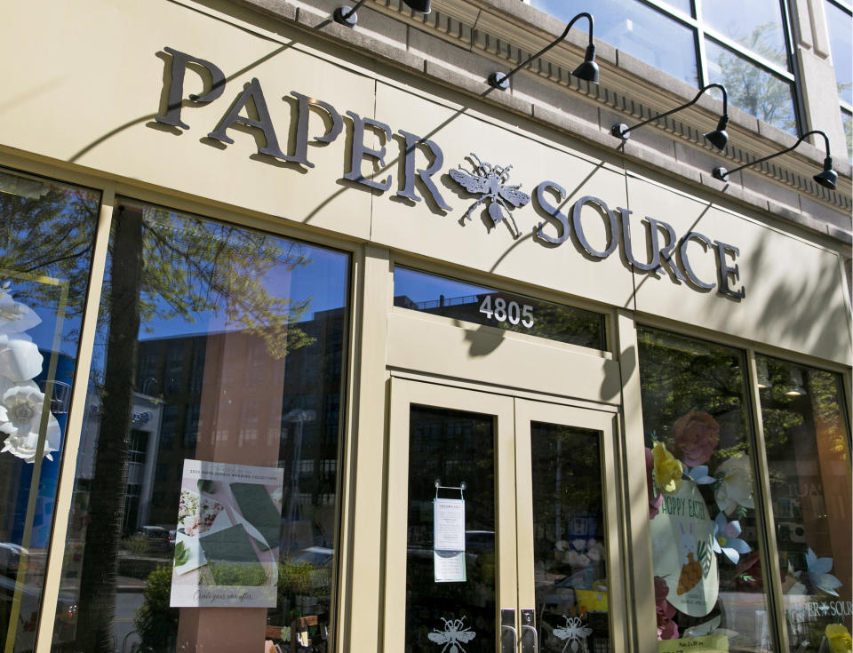 A Paper Source store. (Tripplaar Kristoffer / Sipa USA via AP)