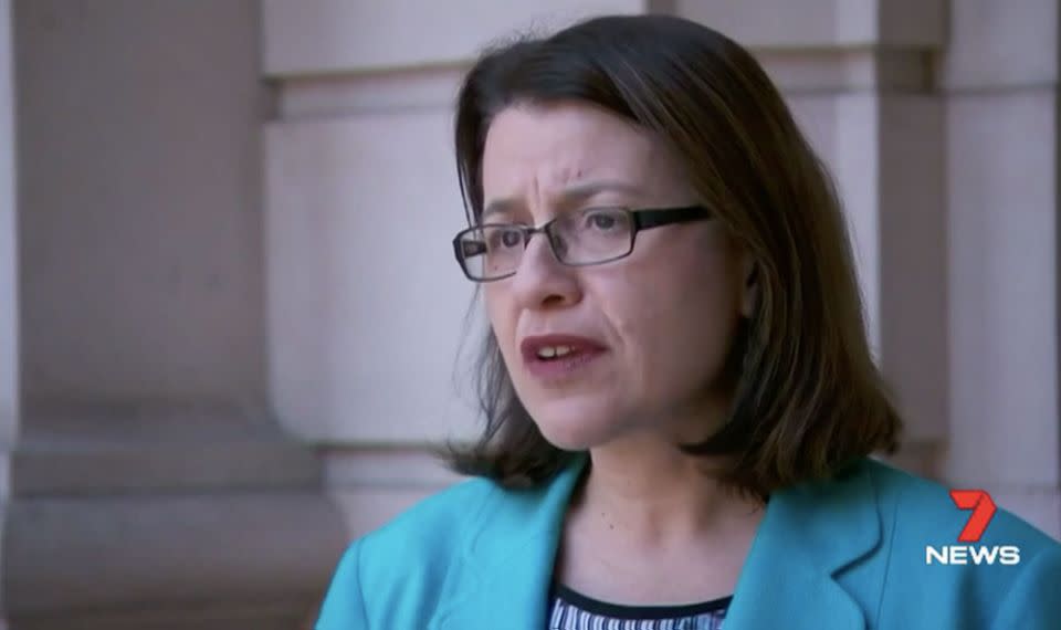 Jenny Mikakos said not vaccinating children made it harder to place them in care. Source: 7 News