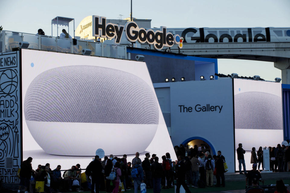 Google has some news to go alongside its giant pavilion that dominates the lot