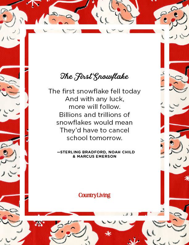 21) The First Snowflake