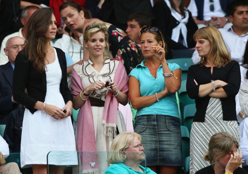 Kate Middleton, Sophie Turner and girlfriends at Wimbledon in 2008