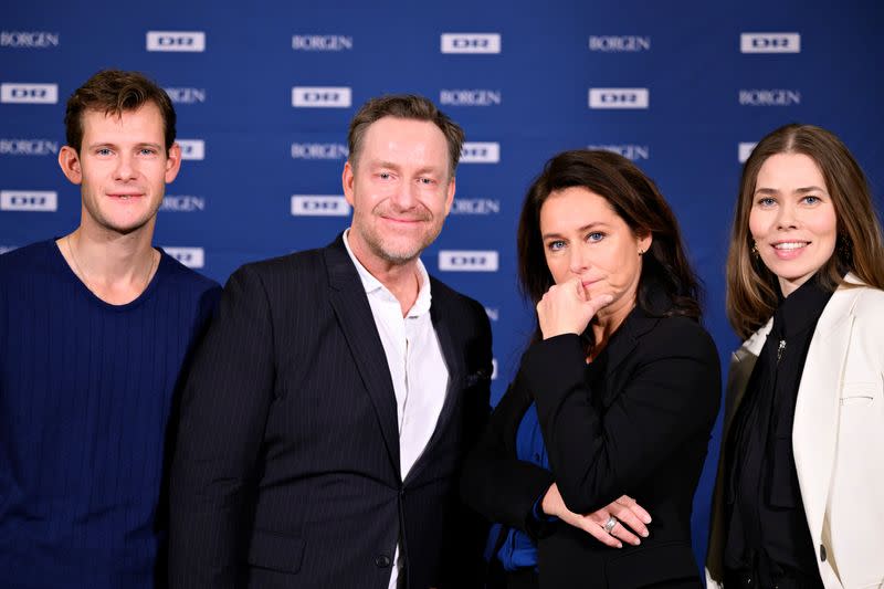 Introduction of new season of the TV series Borgen, in Copenhagen