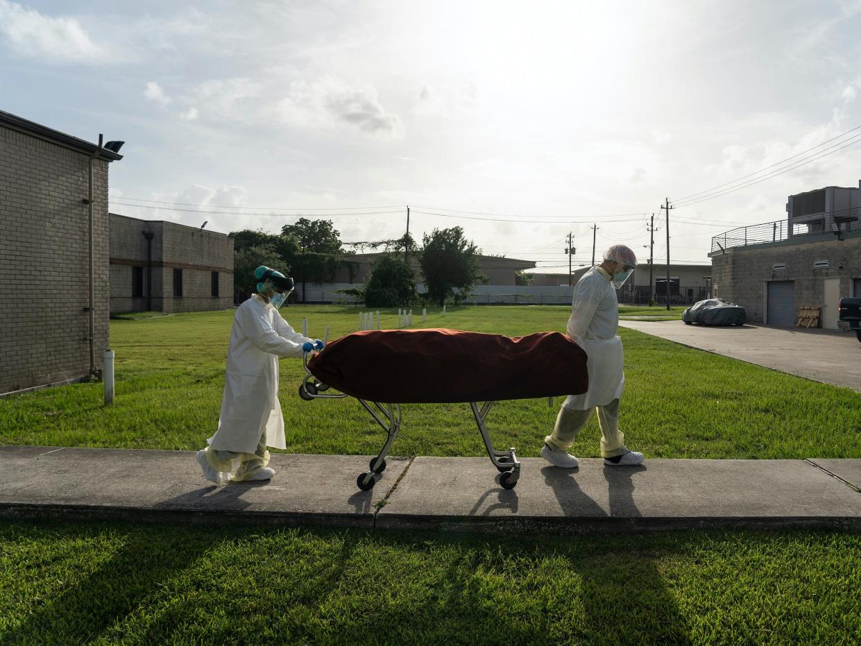 Texas coronavirus hospital patient covid 19 death 