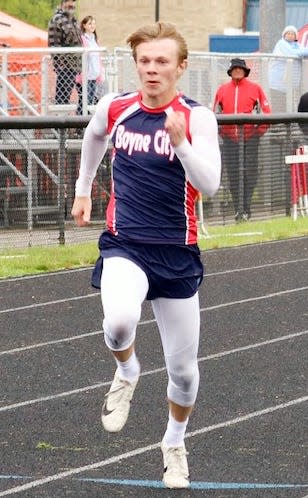 Boyne City's Phillip Banner wrapped up his 2022 campaign with a finish just outside the top 10 in the 200 meter dash.