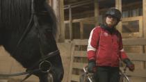 Para-equestrian's delicate dance makes teen's disability 'disappear'