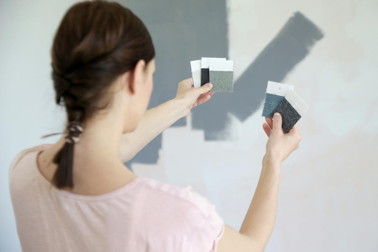 Grey has been revealed as the most popular interior paint colour (Getty)