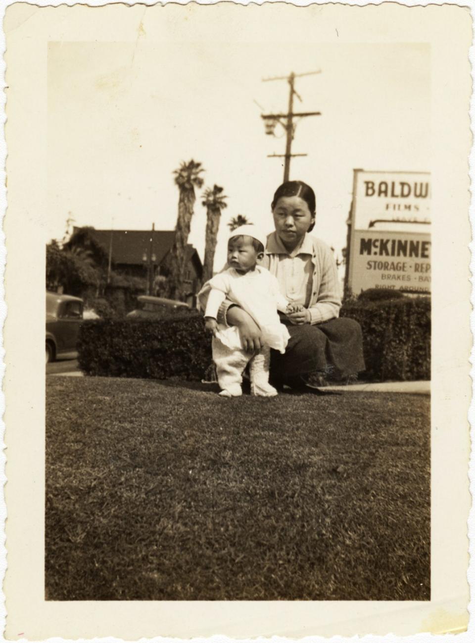 George Takei and his mother.