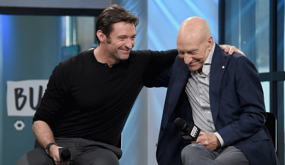 Hugh Jackman discusses Logan with co-star Patrick Stewart