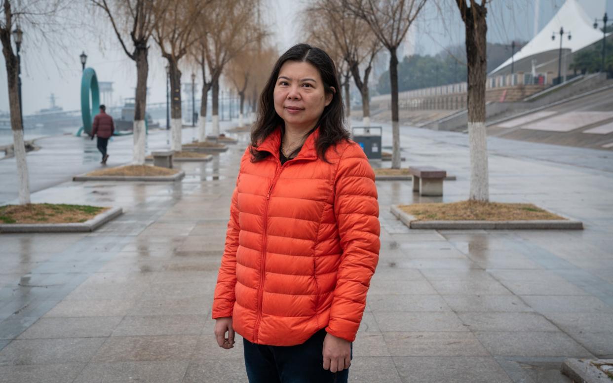 Yao Qing is among the few remaining Wuhan citizens attempting to sue the Chinese government - Yan Cong for the Telegraph