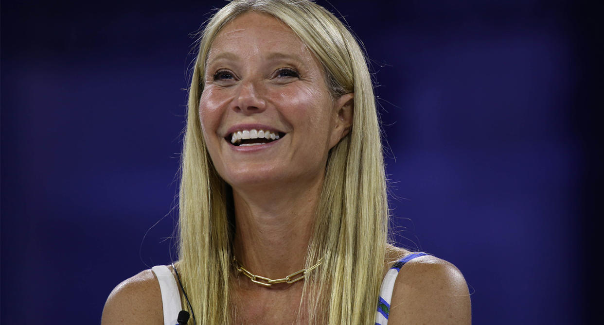 10,000 Small Businesses 2022 Summit
NATIONAL HARBOR, MD - JULY 19: Gwyneth Paltrow participates in panel at the 2022 Goldman Sachs 10,000 Small Businesses Summit at Gaylord National Resort & Convention Center on July 19, 2022 in National Harbor, Maryland. (Photo by Brian Stukes/Getty Images)