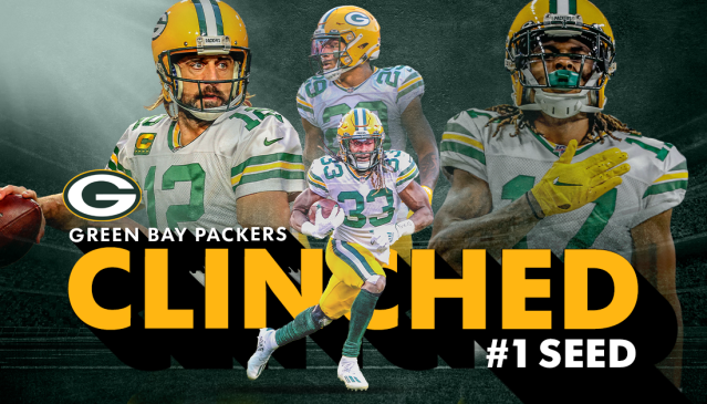 The Green Bay Packers Can Clinch The NFC's No. 1 Seed With A Win Tonight