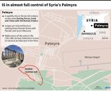 Site map of Palmyra, Syria