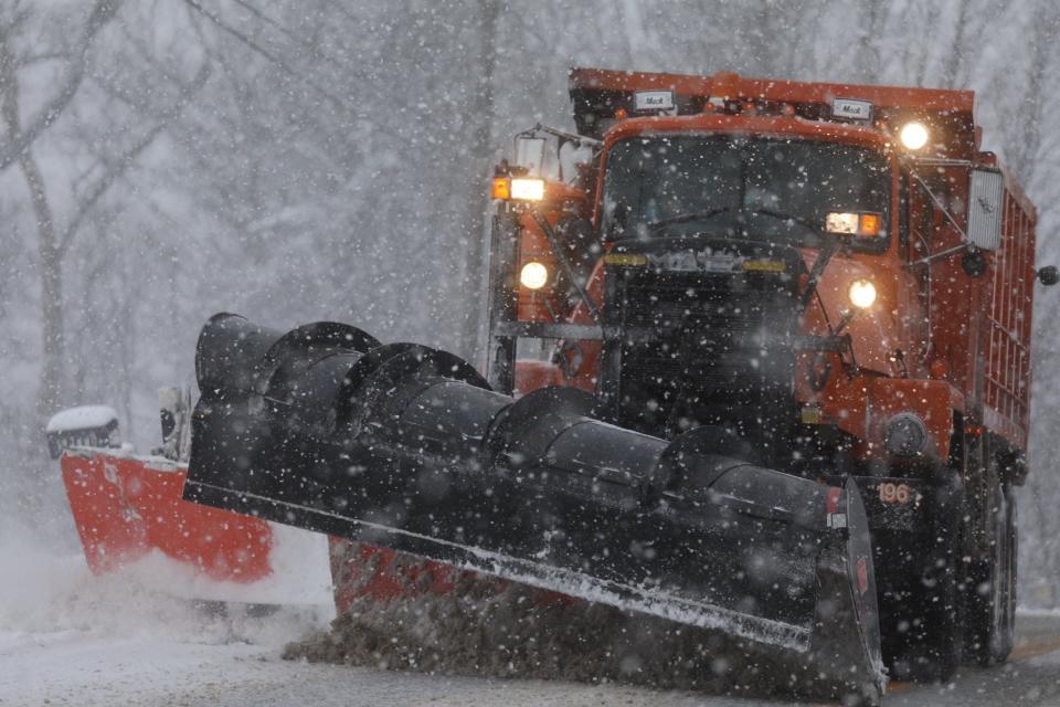 The National Weather Service said the snow could paralyze the hardest-hit communities, including Buffalo, with periods of near-zero visibility.