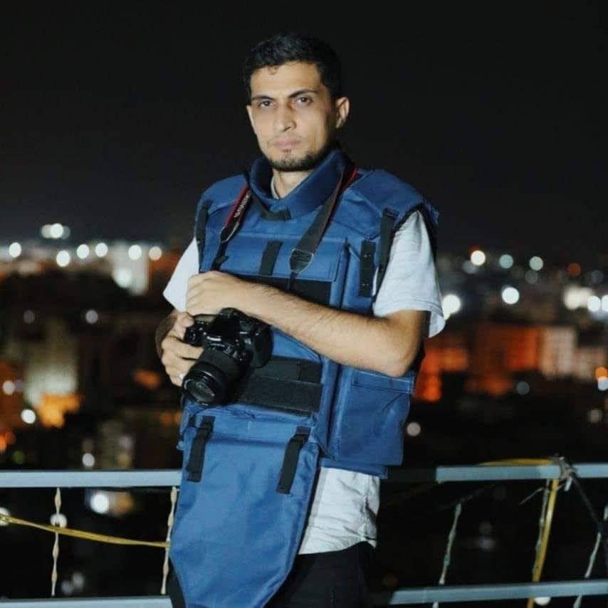 Palestinian Hassouna Saliem was killed in an Israeli air strike in Gaza on Saturday night.