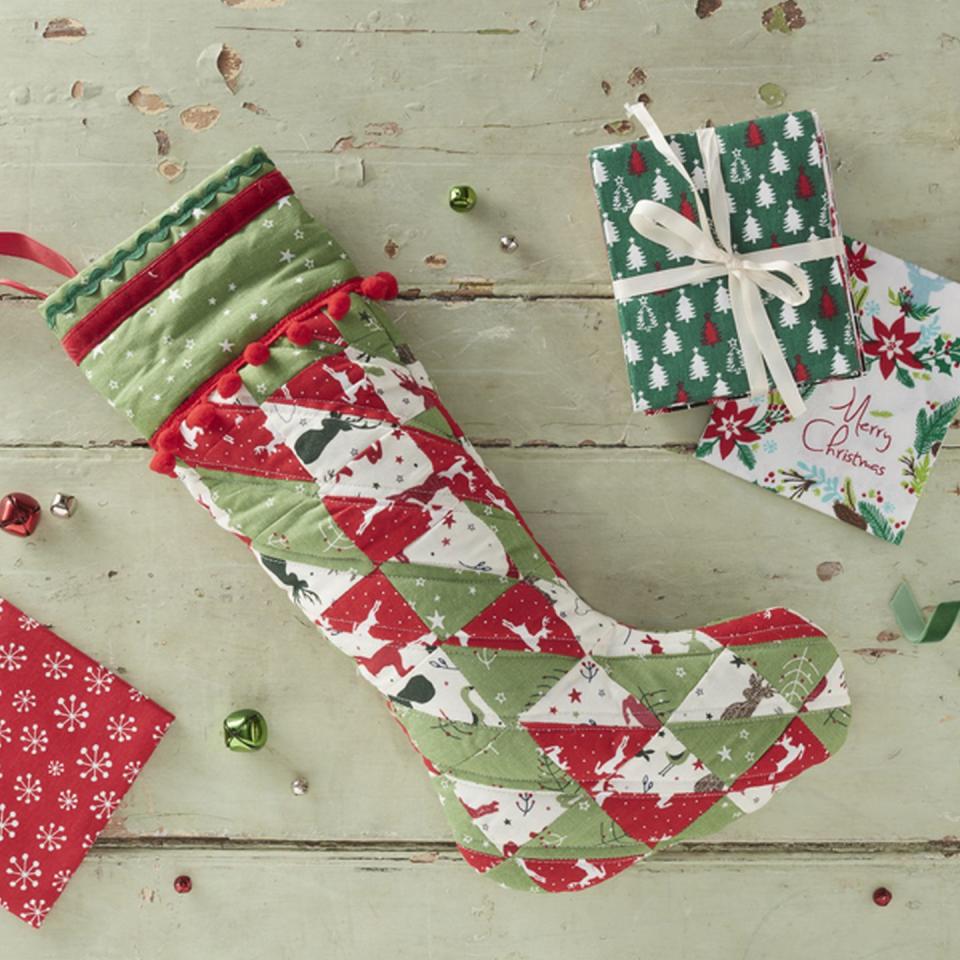 4) Decorate-your-own linen stockings