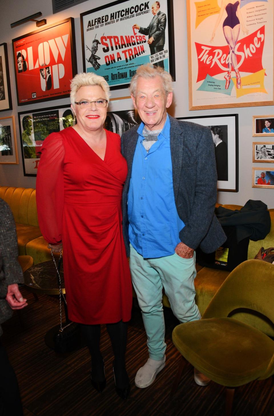 Eddie Izzard and Sir Ian McKellen  at the BFI Southbank in 2022 (Dave Bennett)