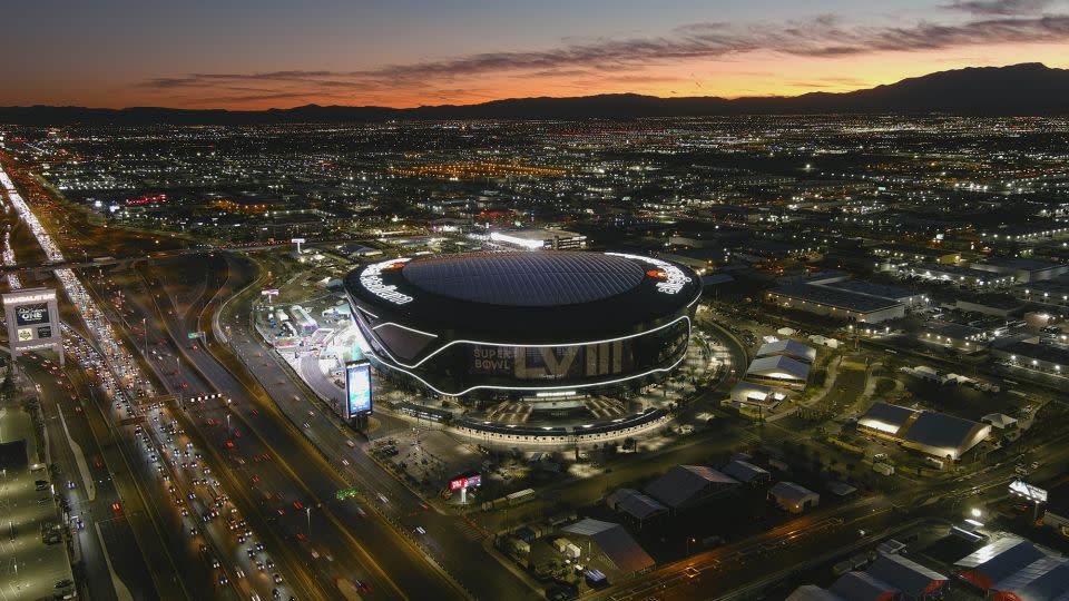 Allegiant Stadium in Las Vegas, home of the Super Bowl, is the third smallest NFL stadium. - Kirby Lee/USA TODAY Sports/Reuters