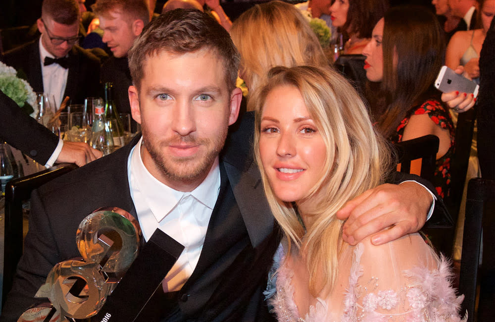 Calvin Harris and Ellie Goulding recording new music together credit:Bang Showbiz