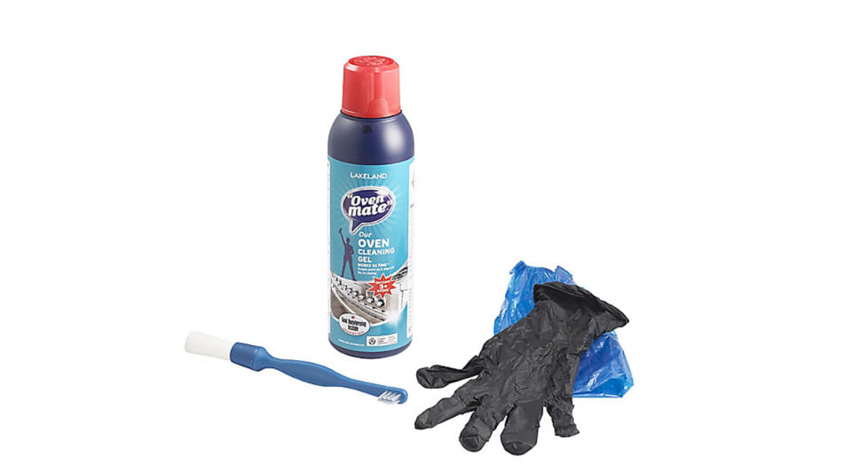 Oven Mate Oven Cleaning Gel 500ml Brush and Gloves Cleaning Kit