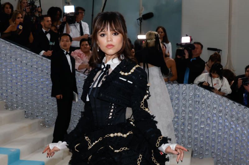 Jenna Ortega attends the Costume Institute Benefit at the Metropolitan Museum of Art in May. File Photo by John Angelillo/UPI