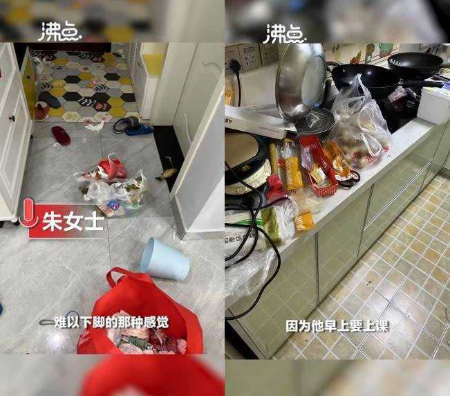 13歲童把家中弄得一團亂，媽媽返家卻不生氣，只覺得心疼兒子。（圖／翻攝自微博）