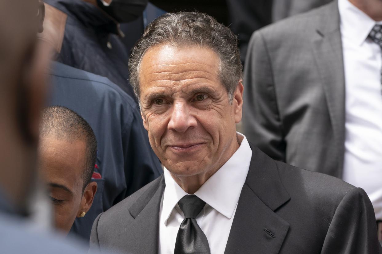 Gov. Andrew Cuomo is pictured in Manhattan on Wednesday, May 11. 