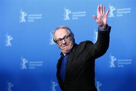 British film director Ken Loach pose during a photocall during the 64th Berlinale International Film Festival in Berlin February 13, 2014. REUTERS/Tobias Schwarz