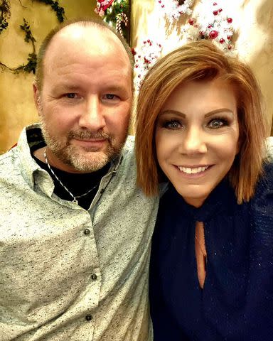 <p>Meri Brown/Instagram</p> (L-R) Amos and 'Sister Wives' star Meri Brown.