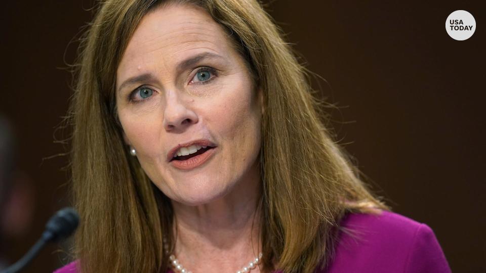 Judge Amy Coney Barrett delivered her opening statement in her Supreme Court confirmation hearing.
