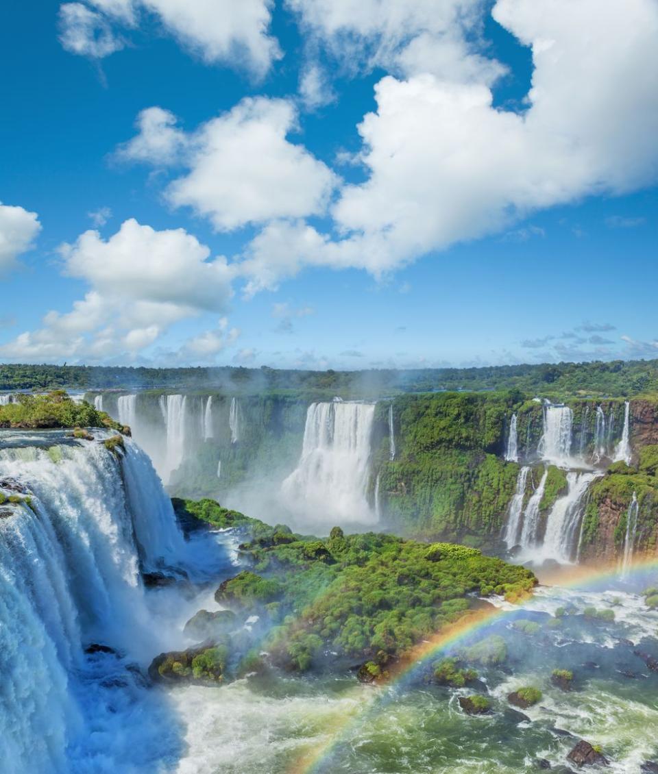 Brazil Iguazu Waterfalls in National Park