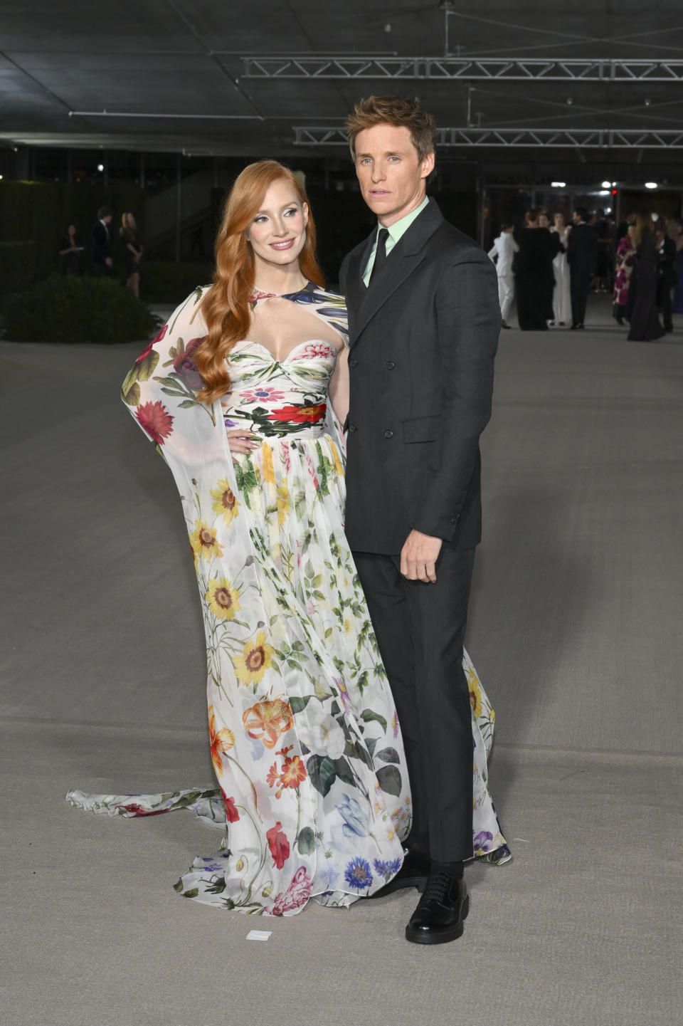 Jessica Chastain and Eddie Redmayne