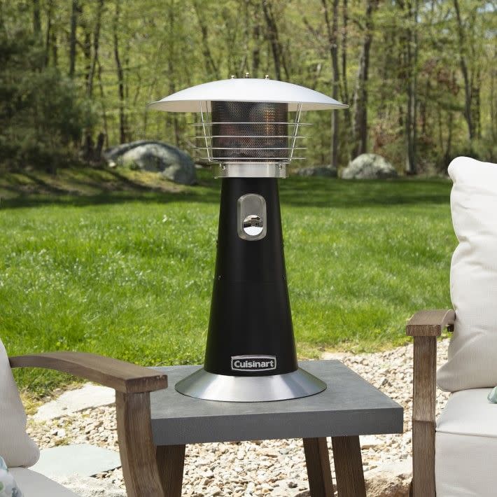 <p><a href="https://go.redirectingat.com?id=74968X1596630&url=https%3A%2F%2Fwww.williams-sonoma.com%2Fproducts%2Fcuisinart-tabletop-patio-heater&sref=https%3A%2F%2Fwww.housebeautiful.com%2Fshopping%2Ffurniture%2Fa27043357%2Fbest-outdoor-furniture%2F" rel="nofollow noopener" target="_blank" data-ylk="slk:Shop Now;elm:context_link;itc:0;sec:content-canvas" class="link ">Shop Now</a></p><p>Tabletop Patio Heater</p><p>williams-sonoma.com</p><p>$149.95</p>