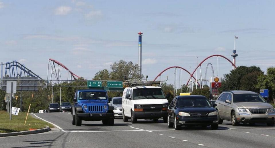 Money could become available for new work at I-77 and Carowinds Boulevard