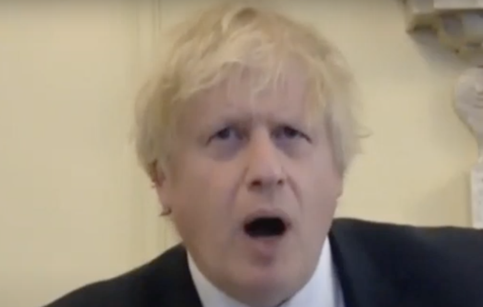 Boris Johnson when asked about no recourse to public funds in May. (Parliamentlive.tv)