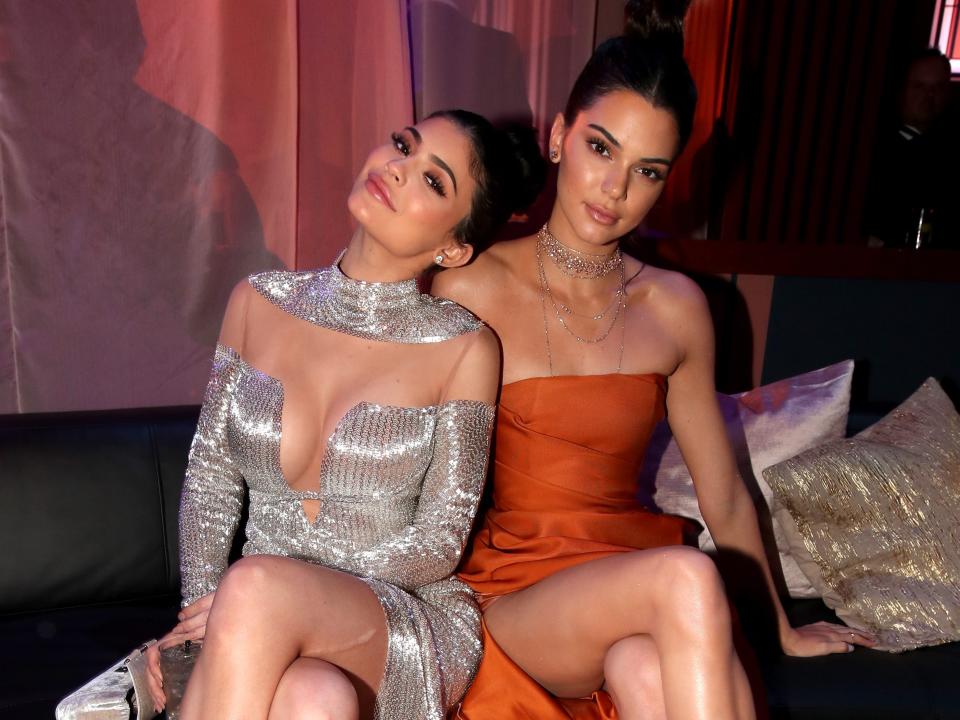 Kylie Jenner and Kendall Jenner.