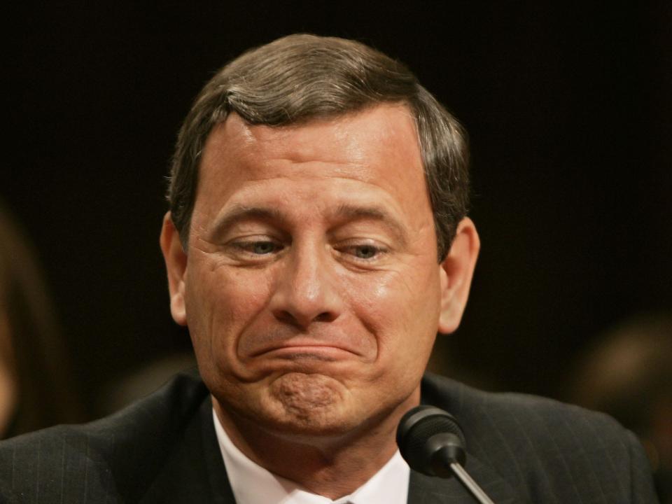 Supreme Court Chief Justice John Roberts in 2005.