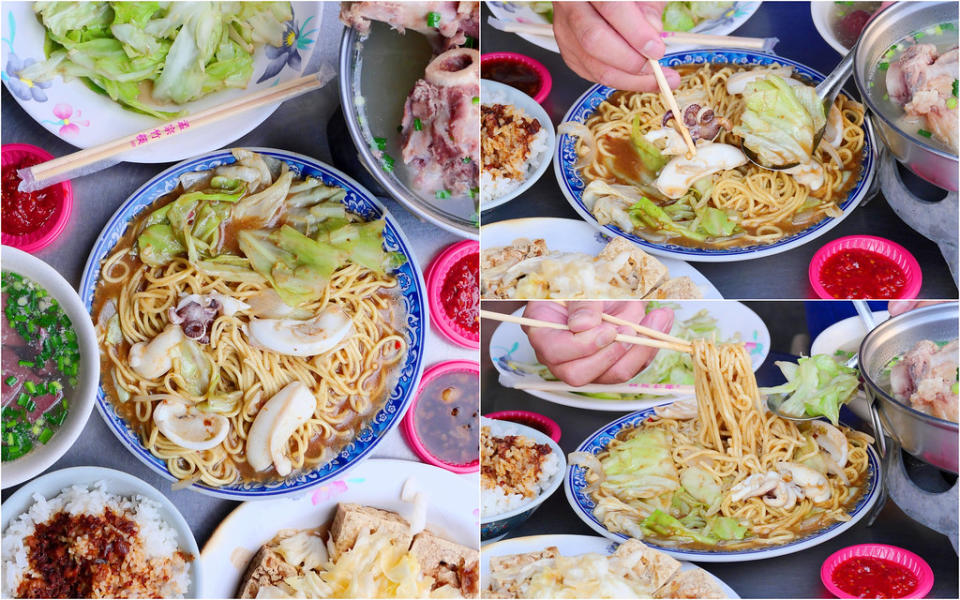 台中｜潭子花枝炒麵/臭豆腐/大骨湯