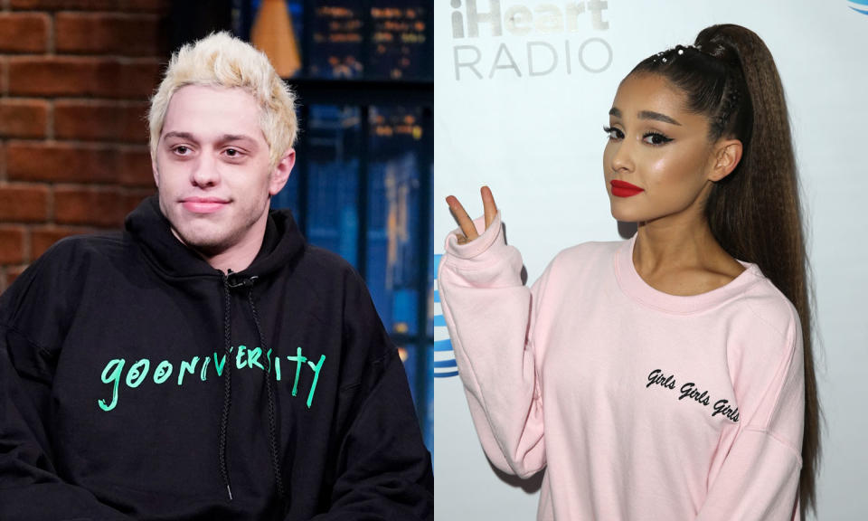 Pete Davidson, Ariana Grande (Photo: Getty Images)