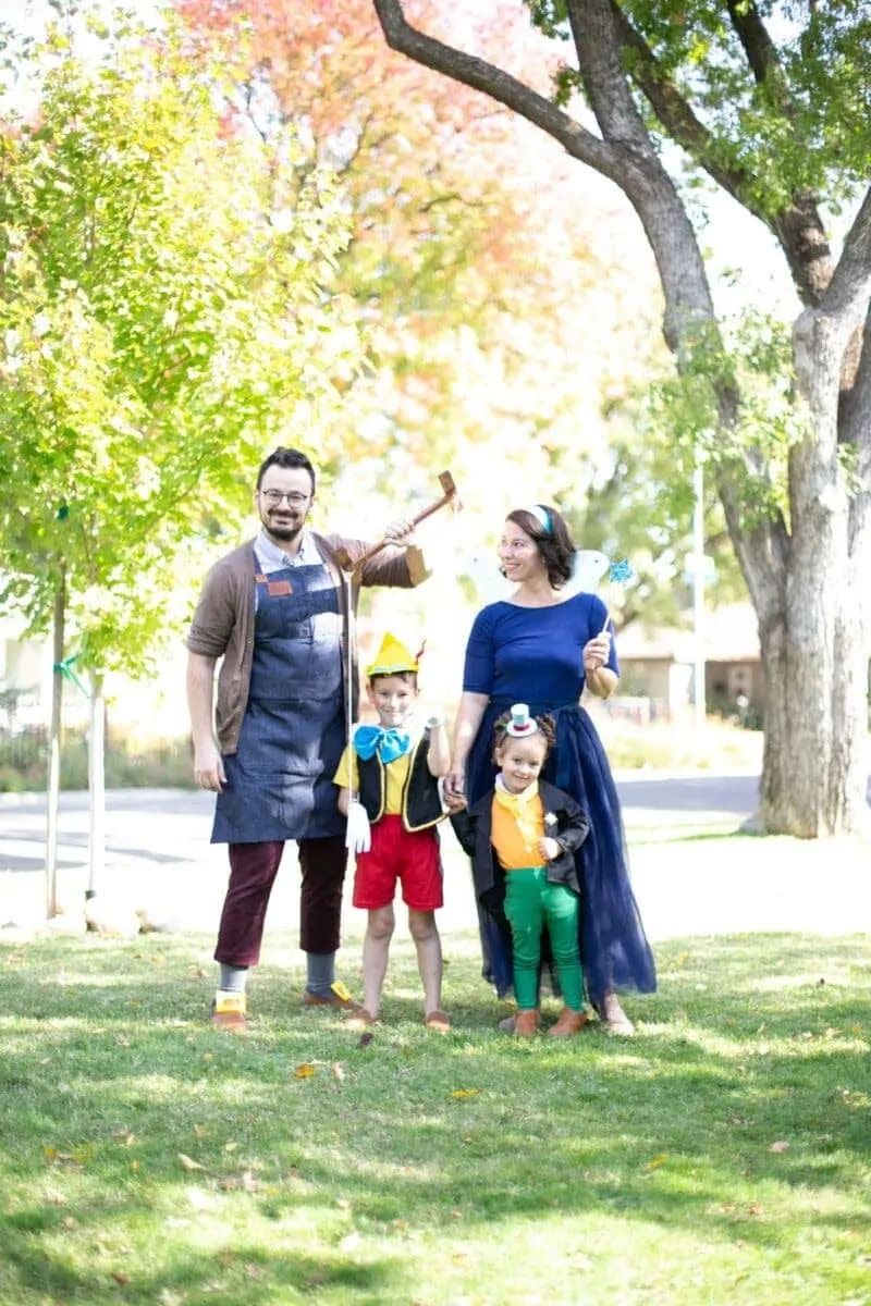 family halloween costumes pinocchio