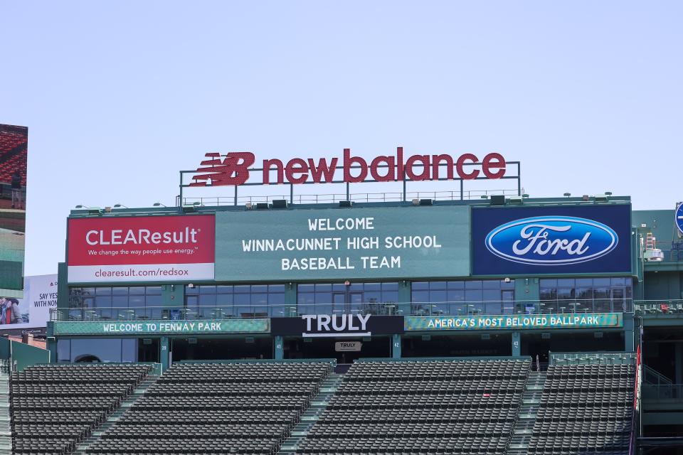 Fenway Park welcomed the Winnacunnet High School baseball team for a private 30-minute batting practice session on Friday.