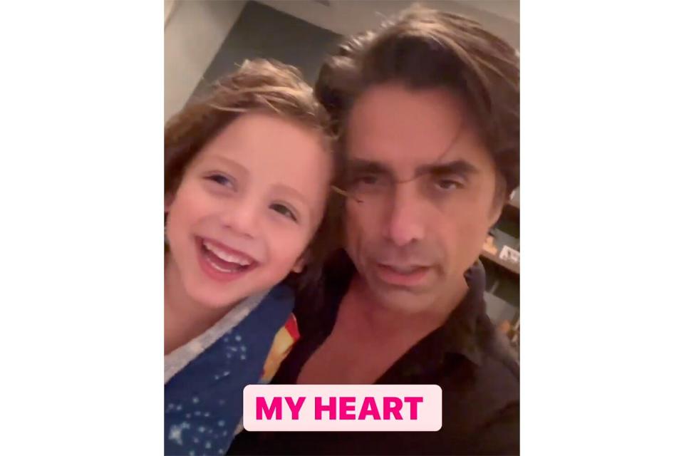 John Stamos and his son