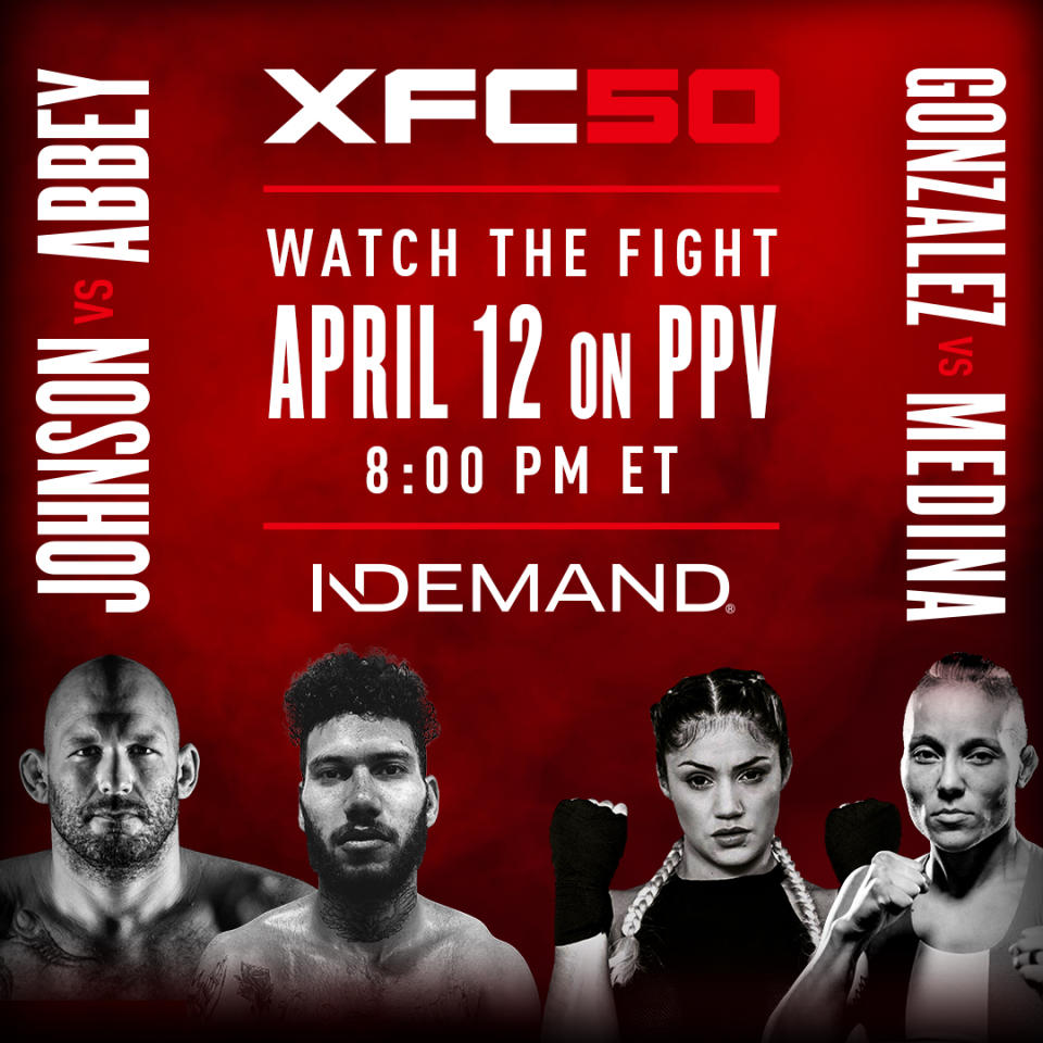 XFC 50 will air live on April 12, 2024, from Lakeland, Florida, and be broadcast on iNDEMAND pay-per-view for $29.99. MMA fans can consult their preferred cable or satellite television provider or view guide options for April 12 to select the PPV event.