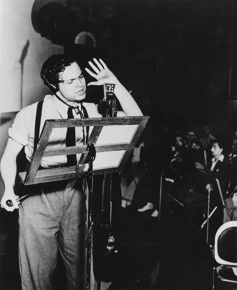 Orson Welles frightened people across the country during his 1938 broadcast of H.G. Wells' "The War of the Worlds."